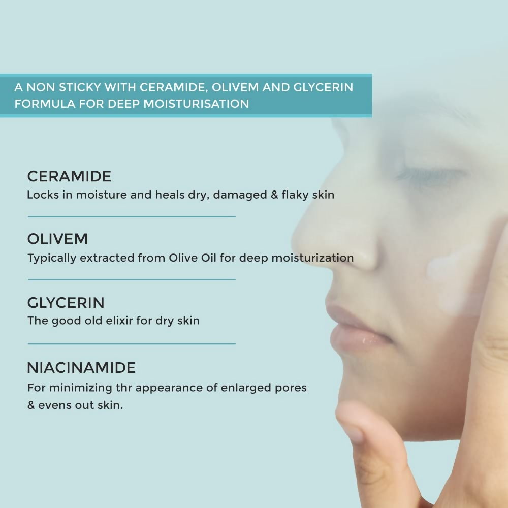 Dermabay Hydrating Moisturizer Lotion With Niacinamide And Ceramides | Swadesiicart