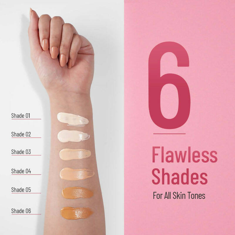 Swiss Beauty Shiny Pearl Water Drop Blemish Balm BB Foundation - 06 | Swadesiicart