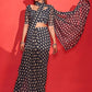 Tikhi Imli Geometric Printed Saree | Swadesiicart