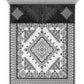 DDecor Live Beautiful Black & White 140 TC Cotton King Bedsheet & 2 Pillow Covers - Swadesiicart