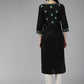 ADA Women Ethnic Motifs Embroidered Cotton Chikankari Floral Kurta | Swadesiicart