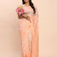 Shree Shyam Fashion Linen Cotton Peach Saree
