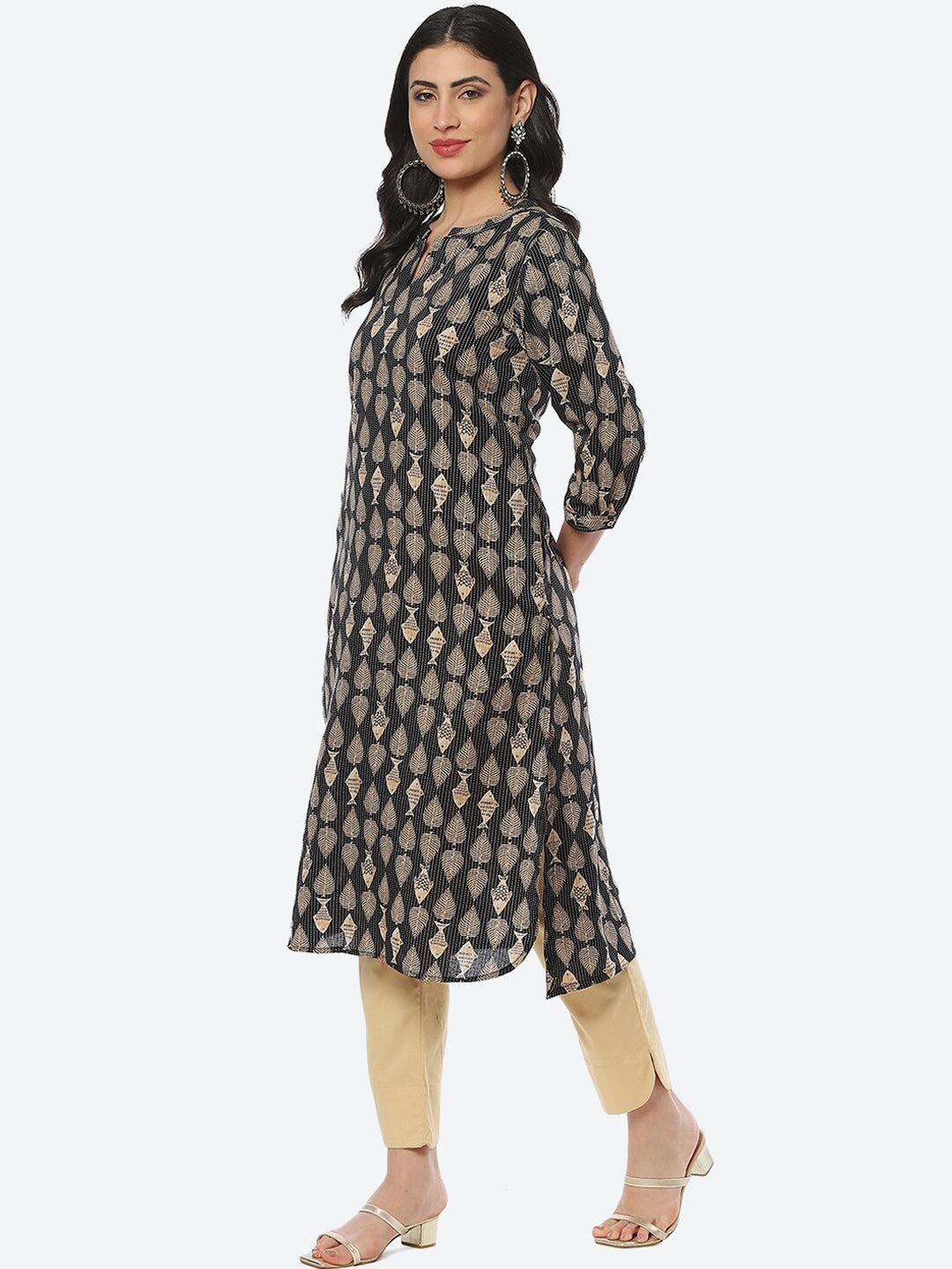 Biba Women Ethnic Motifs Printed Kurta - Swadesiicart