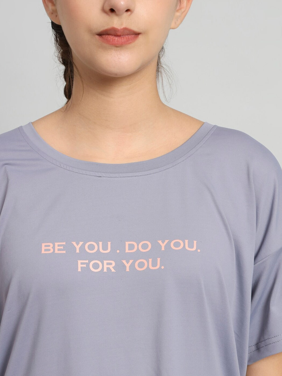 MKH Typography Printed Drop-Shoulder Sleeves Dri-FIT T-shirt - Swadesiicart