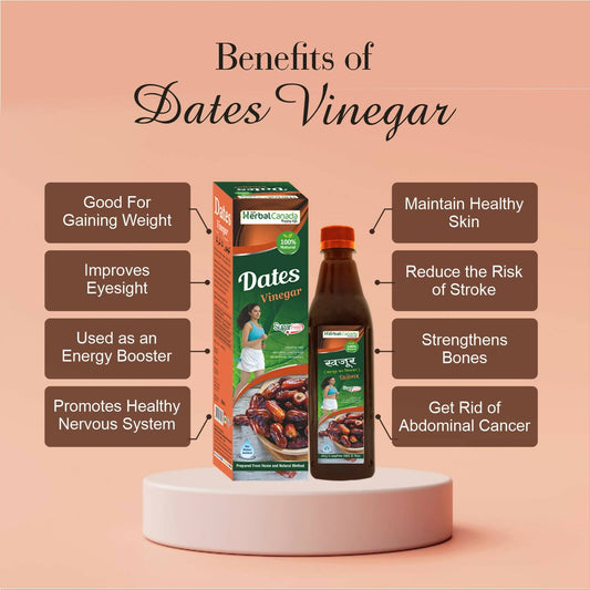 Herbal Canada Dates Vinegar - Swadesiicart