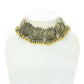 Mominos Fashion Johar Kamal Gold-Polished Brass Finish Lotus Design Choker For Women | Swadesiicart