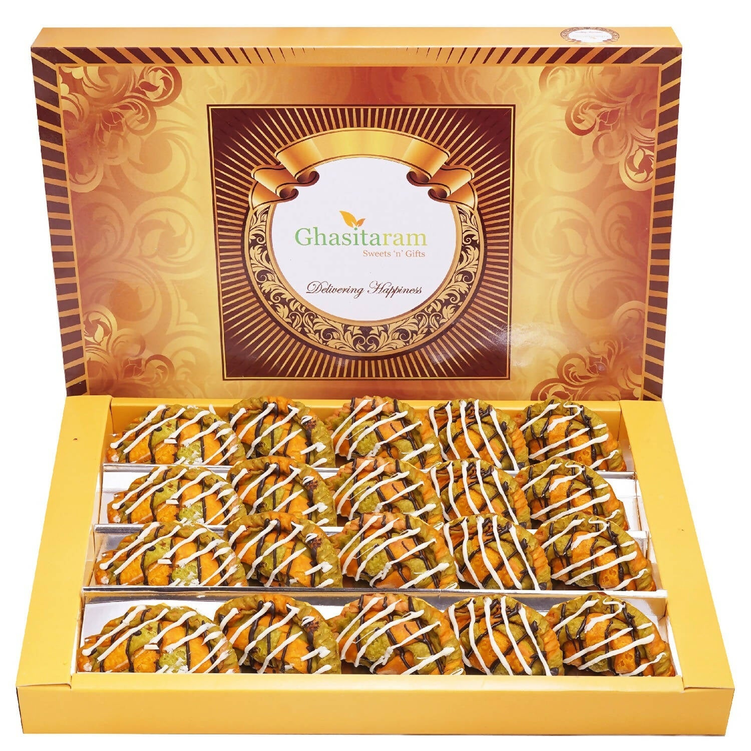 Ghasitaram Designer Gujiya | Swadesiicart