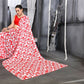 Aayaa Designer Printed Georgette Saree - Multi Color