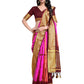 Mimosa Women's Banarasi Silk Multicolor Saree | Swadesiicart
