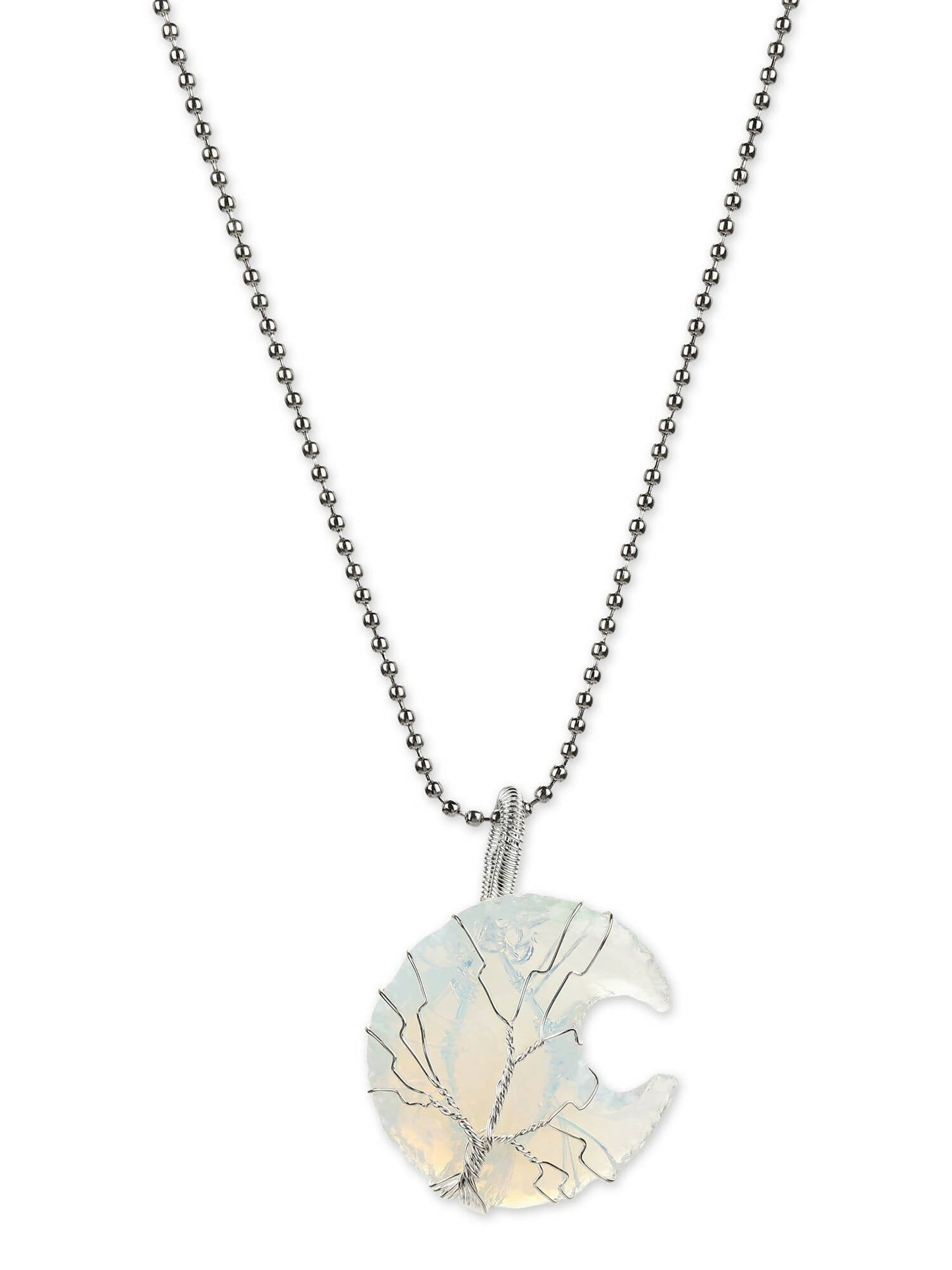 Women's Silver-Toned Blue Silver-Plated Handcrafted Chain - Ruby Raang | Swadesiicart