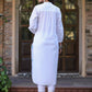 Juniper Women's White Cambric Printed Straight Kurta | Swadesiicart