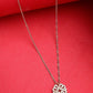 NVR Women's Rose Gold Heart Shape American Diamond Metal Chain | Swadesiicart