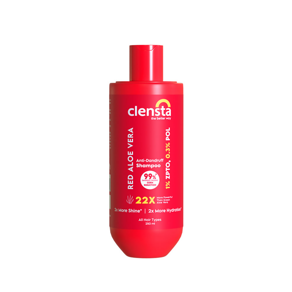 Clensta Red Aloe Vera Anti-Dandruff Shampoo | Swadesiicart