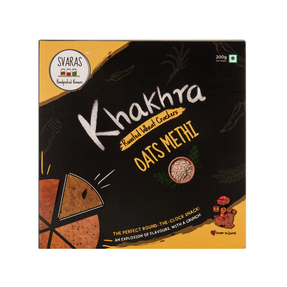 Svaras Oats Methi Khakhra - Swadesiicart