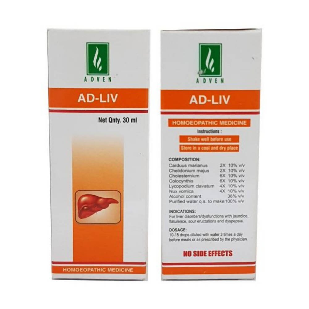 Adven Homeopathy Ad-Liv Drops | Swadesiicart