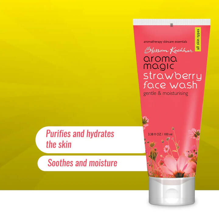 Blossom Kochhar Aroma Magic Strawberry Face Wash - Swadesiicart
