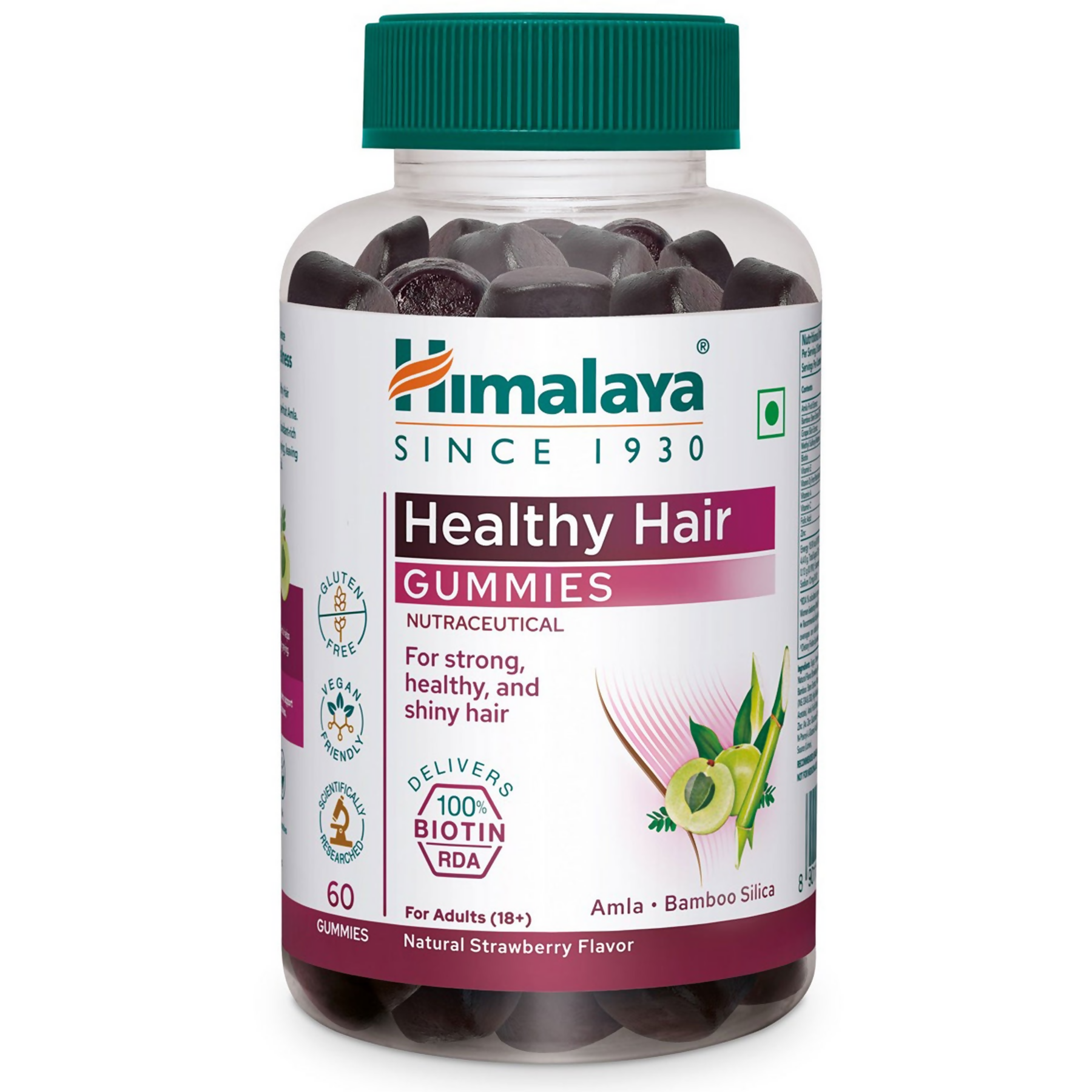 Himalaya Herbals Healthy Hair Gummies - Swadesiicart
