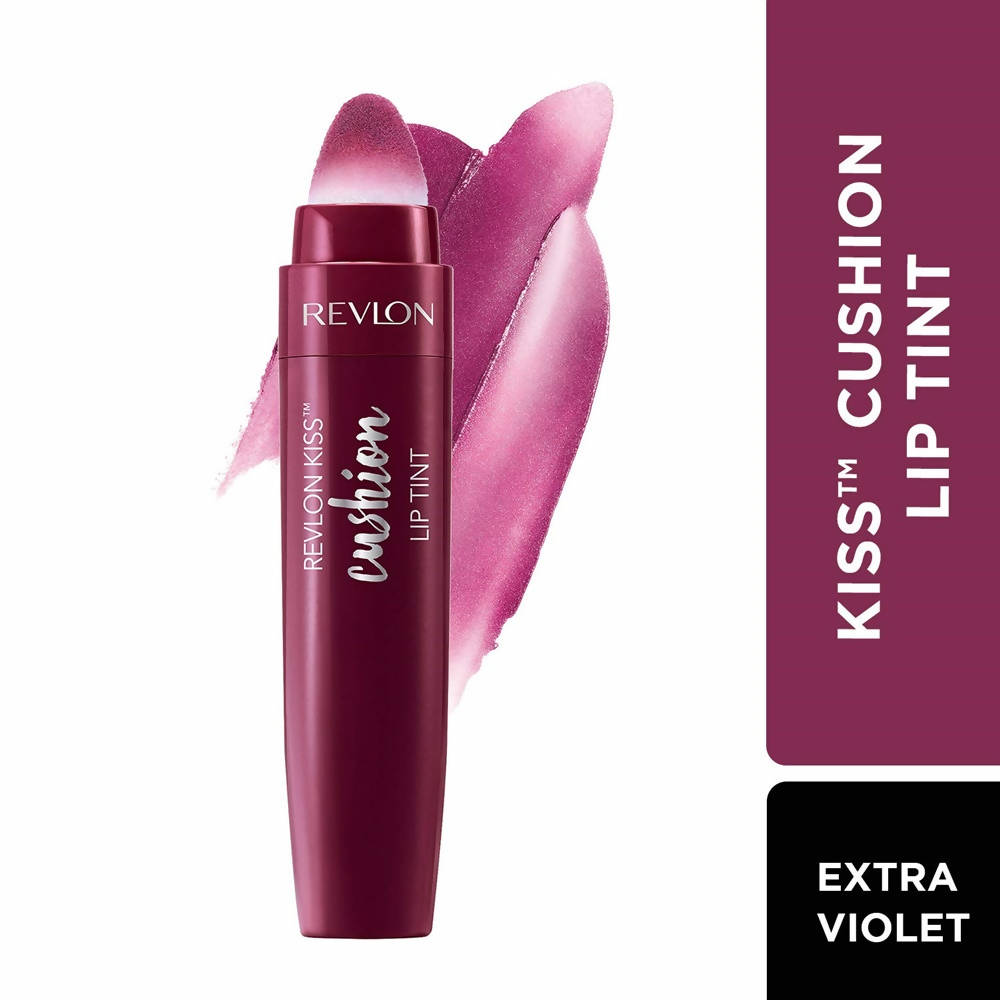 Revlon Kisstty Kiss Cushion Lip Tint - Extra Violet - Swadesiicart