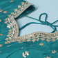 House of Panchhi Green Pure Georgette Sequins Embroidered Lehenga | Swadesiicart