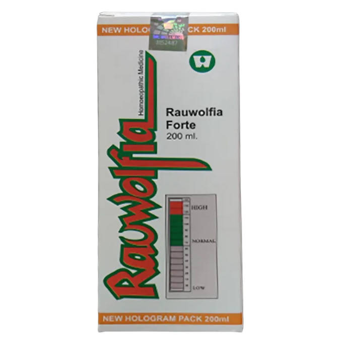 Dr. Wellmans Homeopathy Rauwolfia Forte Syrup | Swadesiicart