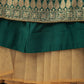 House of Panchhi Green Pure Georgette Sequins Embroidered Lehenga | Swadesiicart