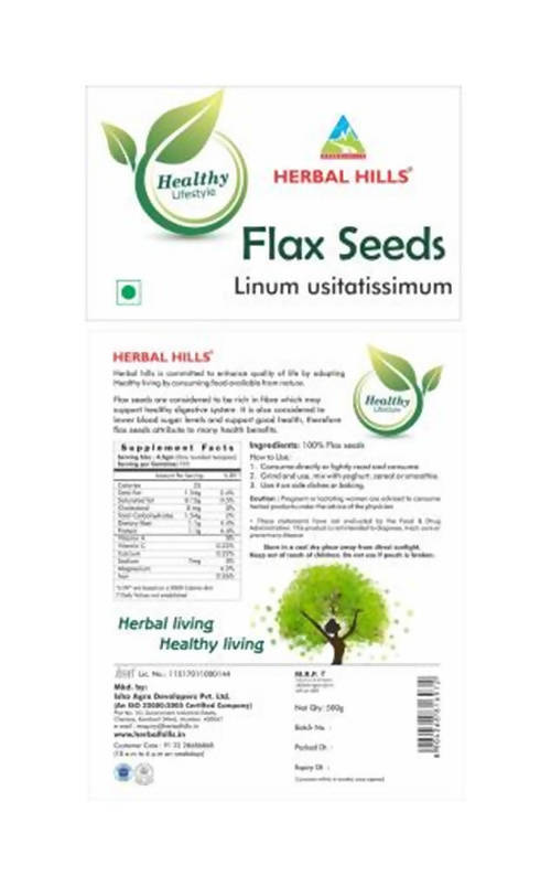 Herbal Hills Flax seeds Linum usitatissimum | Swadesiicart