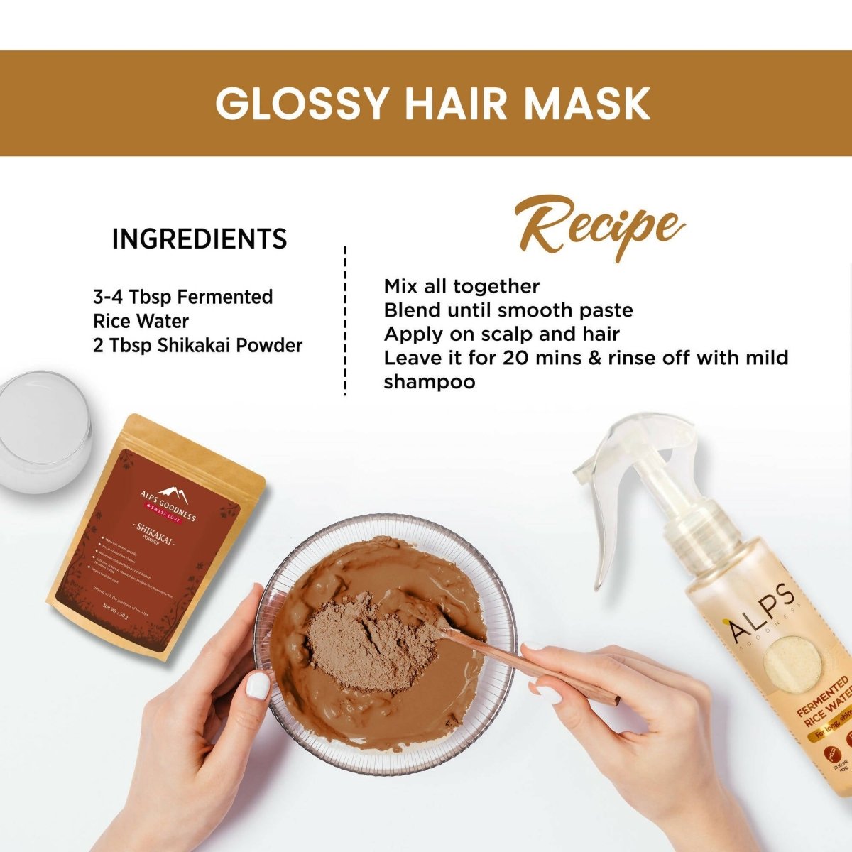 Alps Goodness Fermented Rice Water For Hair & Skin - Swadesiicart