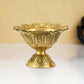 CraftVatika Gold-Toned Brass Engraved Diya | Swadesiicart