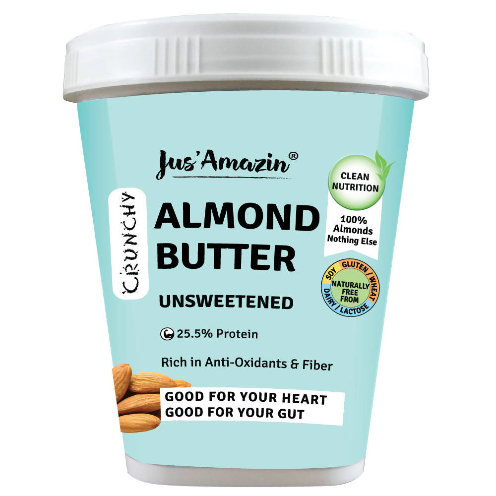 Jus Amazin Almond Butter Unsweetened - Swadesiicart