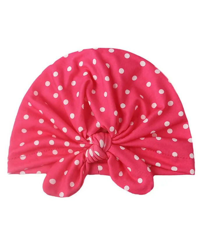 AHC Baby Summer Cap/Bandana In Polka Dots Design