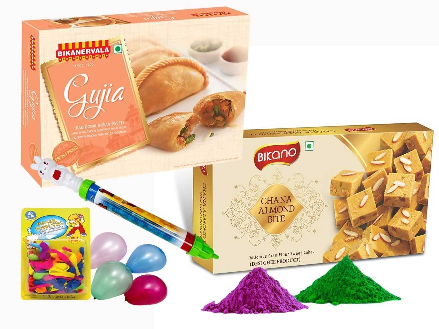 Bikano Chana Almond Bite with Holi Gujia | Swadesiicart