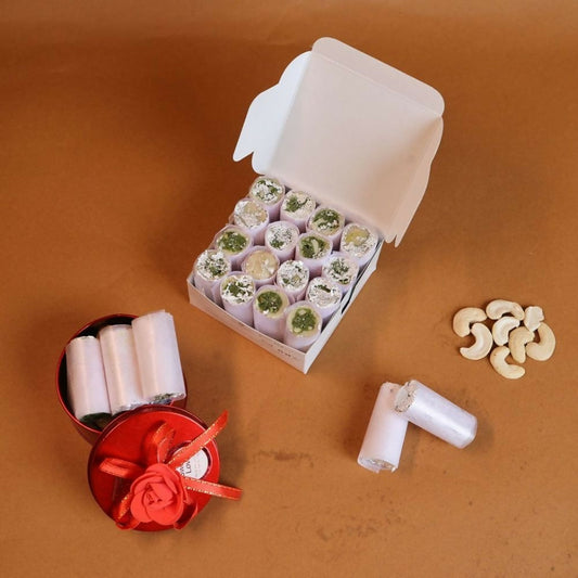 Pothgaal Sweets Kaju Pista Roll | Swadesiicart
