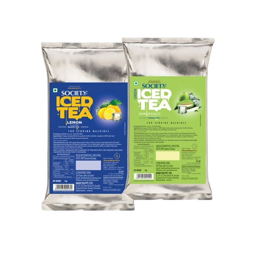 Society Lemon Black Tea & Raw Mango Iced Tea Combo | Swadesiicart