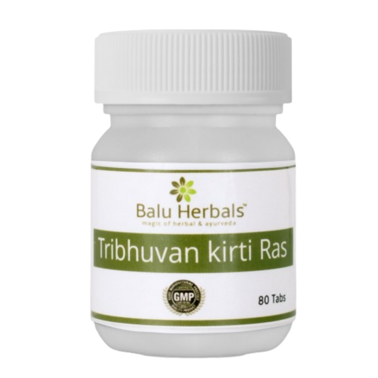 Balu Herbals Tribhuvanakirti Ras Tablets - Balu Herbals
