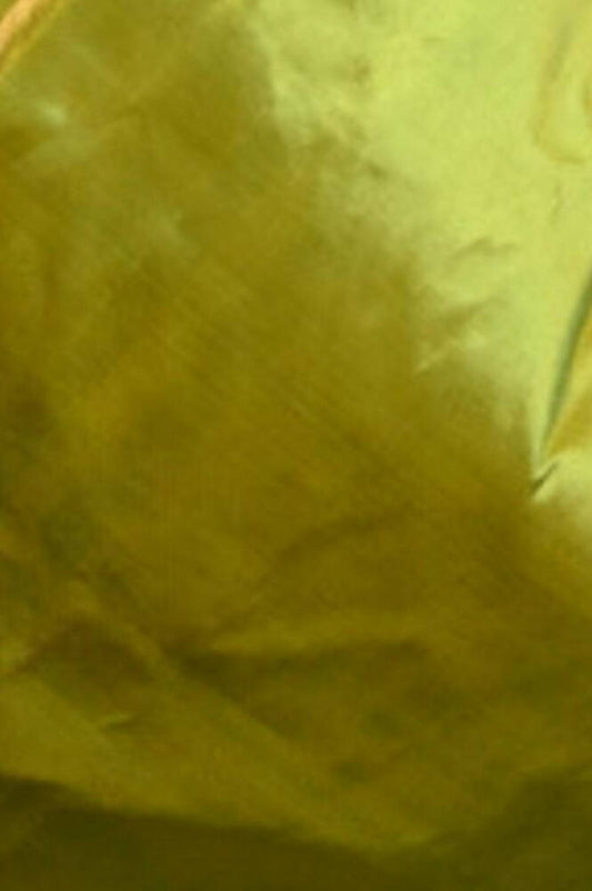 Very Much Indian Premium Handloom Pure Silk Muniya Borde-Parrot Green,Silver Zari And Intricate Big Radha Krishna Pallu | Swadesiicart