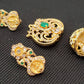 AD Emeralds designer 4 in 1 Traditional Earrings | Swadesiicart