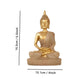 Tied Ribbons Lord Buddha Meditating Statue Idol - Swadesiicart