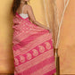 Very Much Indian Pure Cotton - Natural Dyes Handblock Printed Saree - Pink | Swadesiicart