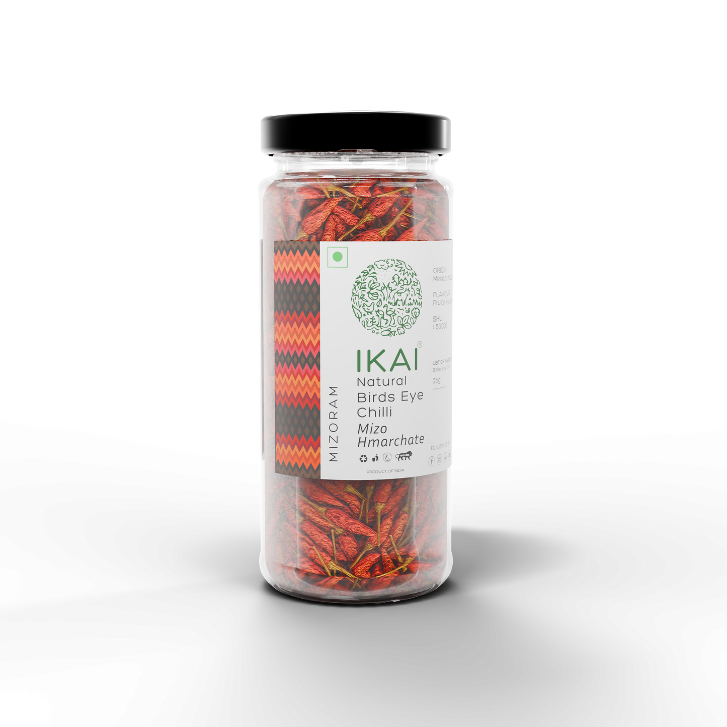 1 - Natural Bird’s Eye Chilli - 25g
