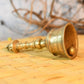 CraftVatika Gold-Toned Brass Hand Held Pooja Bell | Swadesiicart