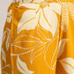 Aavyora Women's Mustard Yellow & White Floral Printed Cotton Co-Ord Set - Swadesiicart