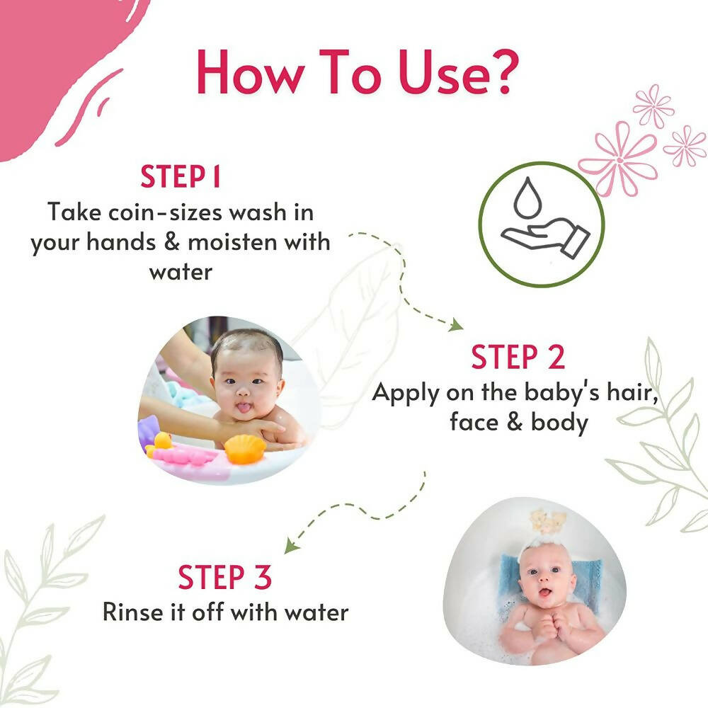 Pokonut Herbal Baby Body Bath - Swadesiicart