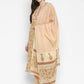 NOZ2TOZ Women Cream Cotton Kurta with Pant & Dupatta (3pcs Set) - Swadesiicart