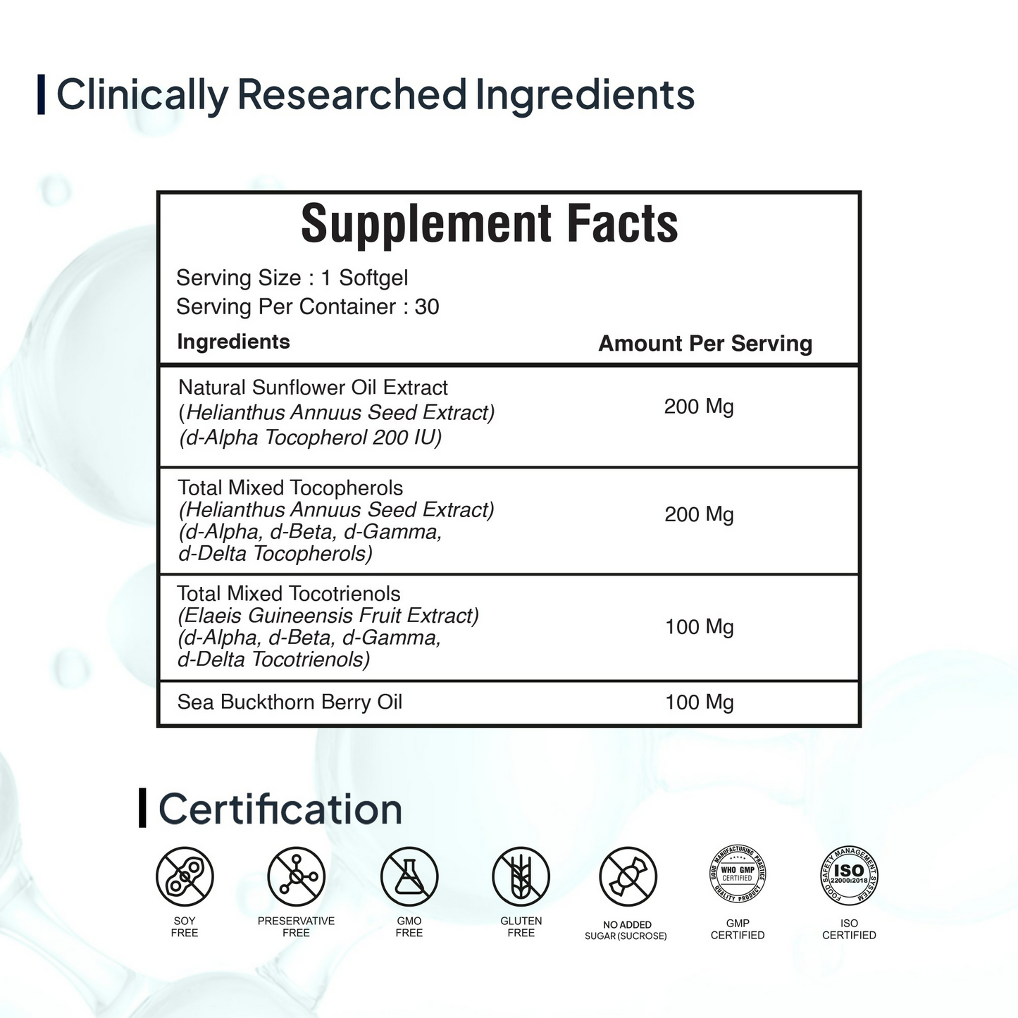 Miduty by Palak Notes Mixed Tocopherols & Tocotrienols Capsules | Swadesiicart