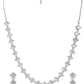 VOJ Silver Plated AD Studded Choker Jewellery Set | Swadesiicart