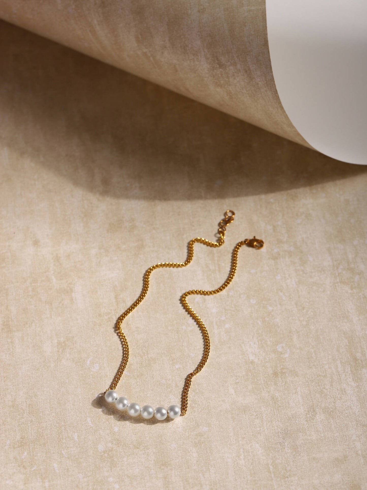 Pearl Neckpiece - Ruby Raang | Swadesiicart