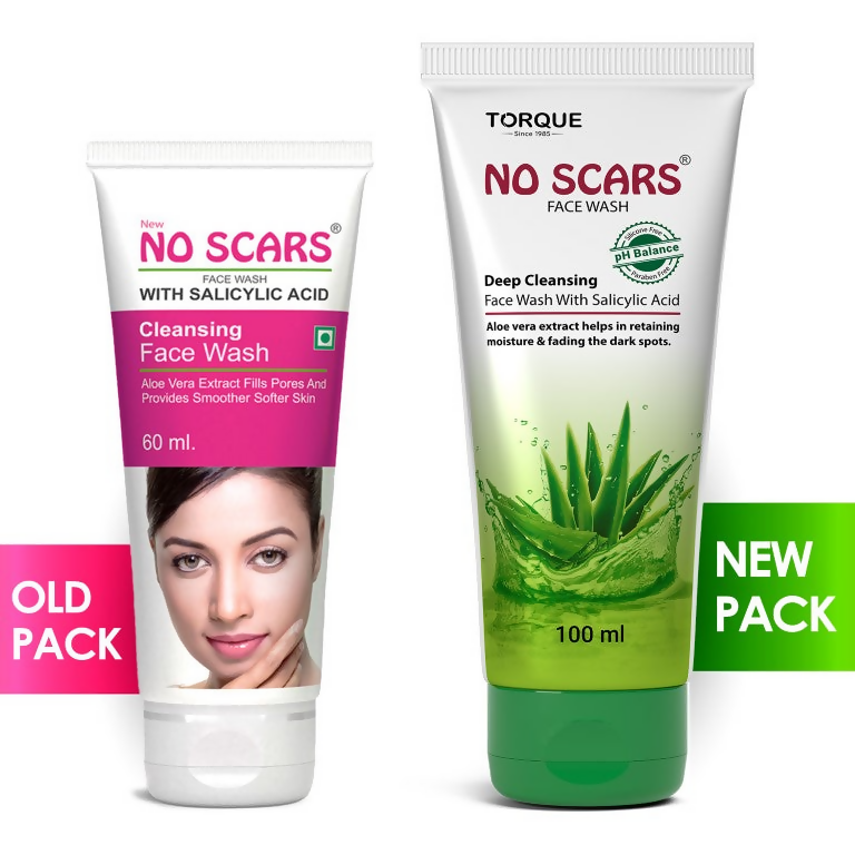 Torque's No Scars Aloevera Face Wash For Deep Cleansing - Swadesiicart