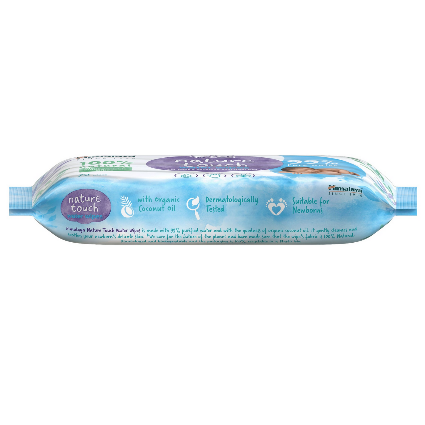 Himalaya Herbals Nature Touch Water Wipes - Swadesiicart
