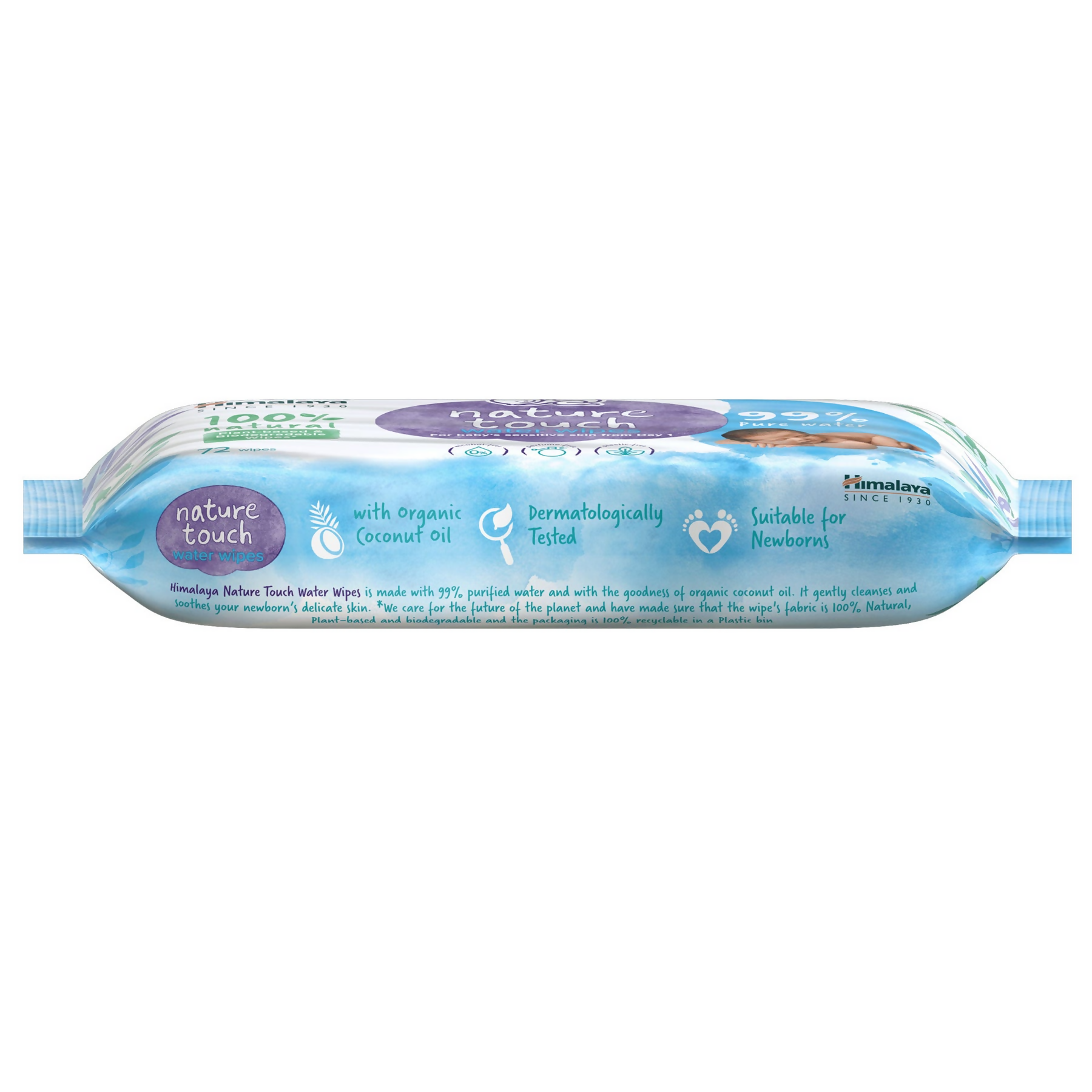 Himalaya Herbals Nature Touch Water Wipes - Swadesiicart