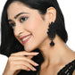 Mominos Fashion Johar Kamal Latest Design Black Color Earrings - Swadesiicart